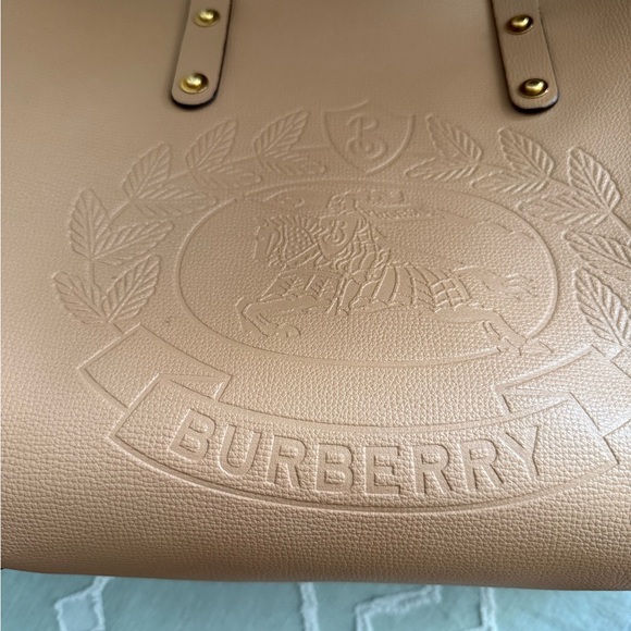 Leather Burberry Tote - Picture 7 of 7